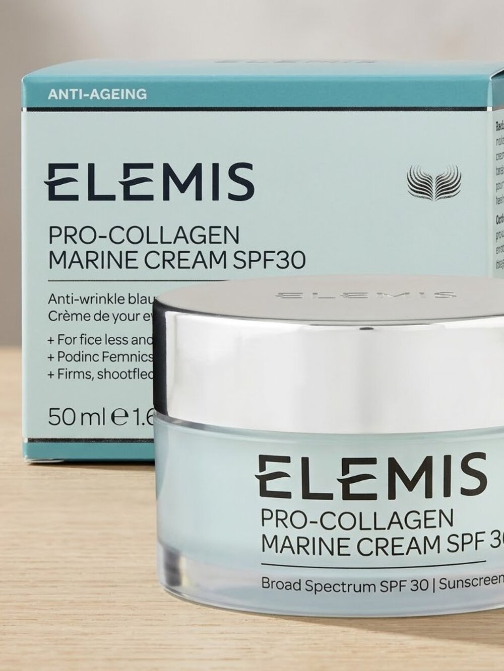 ELEMIS Pro-Collagen Marine Cream SPF 30 – 1.6 oz / 50 ml - Picture 2 of 3